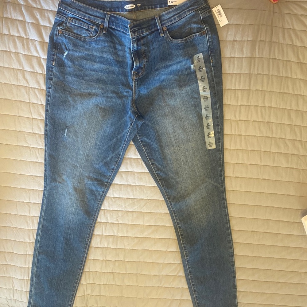 Old navy curvy long jeans